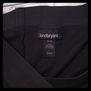 Lane Bryant Black Pull on Pants